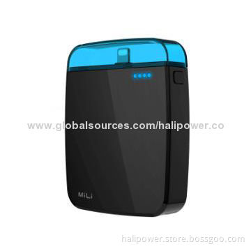 Holder Power Bank with 2,200mAh Capacity for iPhone 5/5S/5C, 5V DC/1A Input Voltage